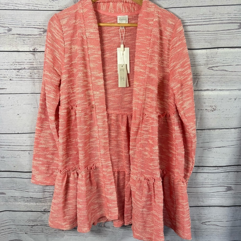 Cupio Women’s Textured Cardigan Knitwear Size S